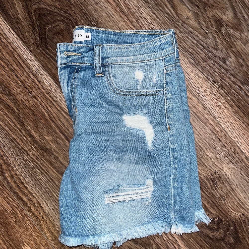 Denim shorts